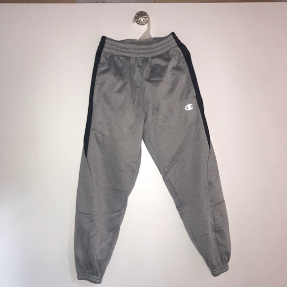 Champion Authentic jogger boys gray and black size: 7/8 - Picture 13 of 15